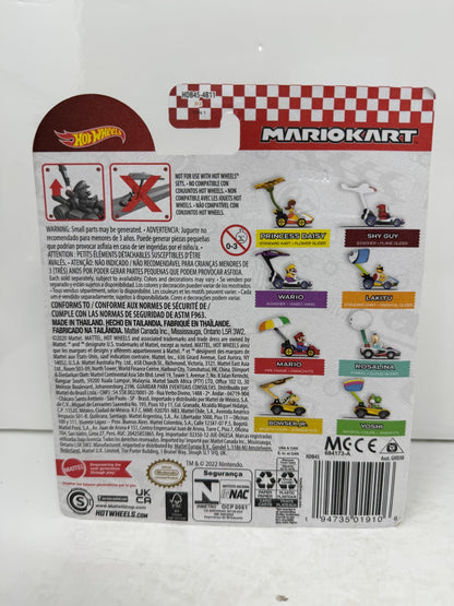 Hot Wheels Mario Kart Lakitu Standard Kart + Parafoil Glider 1:64 Diecast