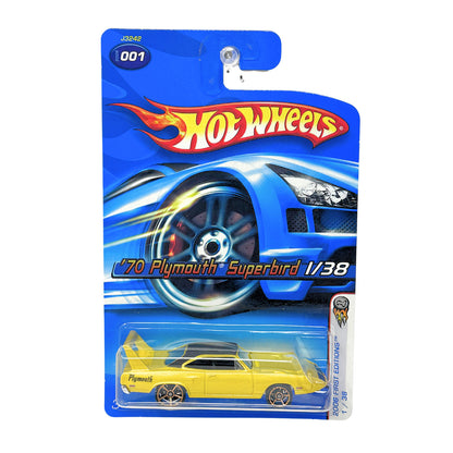 Hot Wheels First Editions 1970 Plymouth Superbird 1:64 Diecast Yellow