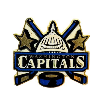 Washington Capitals Capitol Dome Logo NHL Hockey Lapel Pin