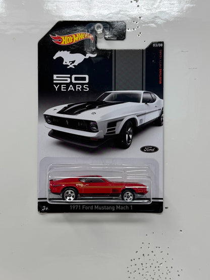 Hot Wheels Mustang 50 Years 1971 Ford Mustang Mach 1 1:64 Diecast