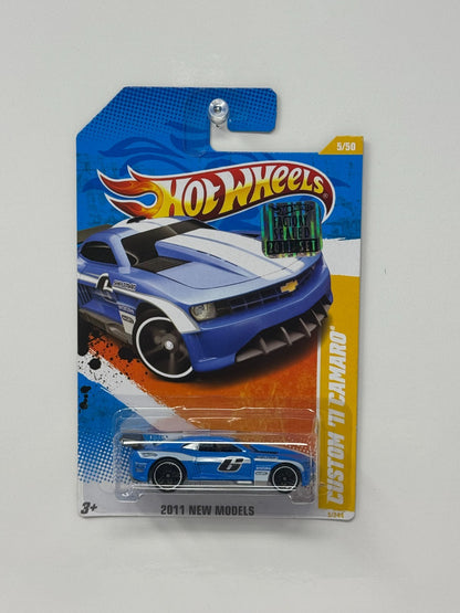 Hot Wheels New Models Custom 2011 Camaro 1:64 Diecast Factory Sealed Blue