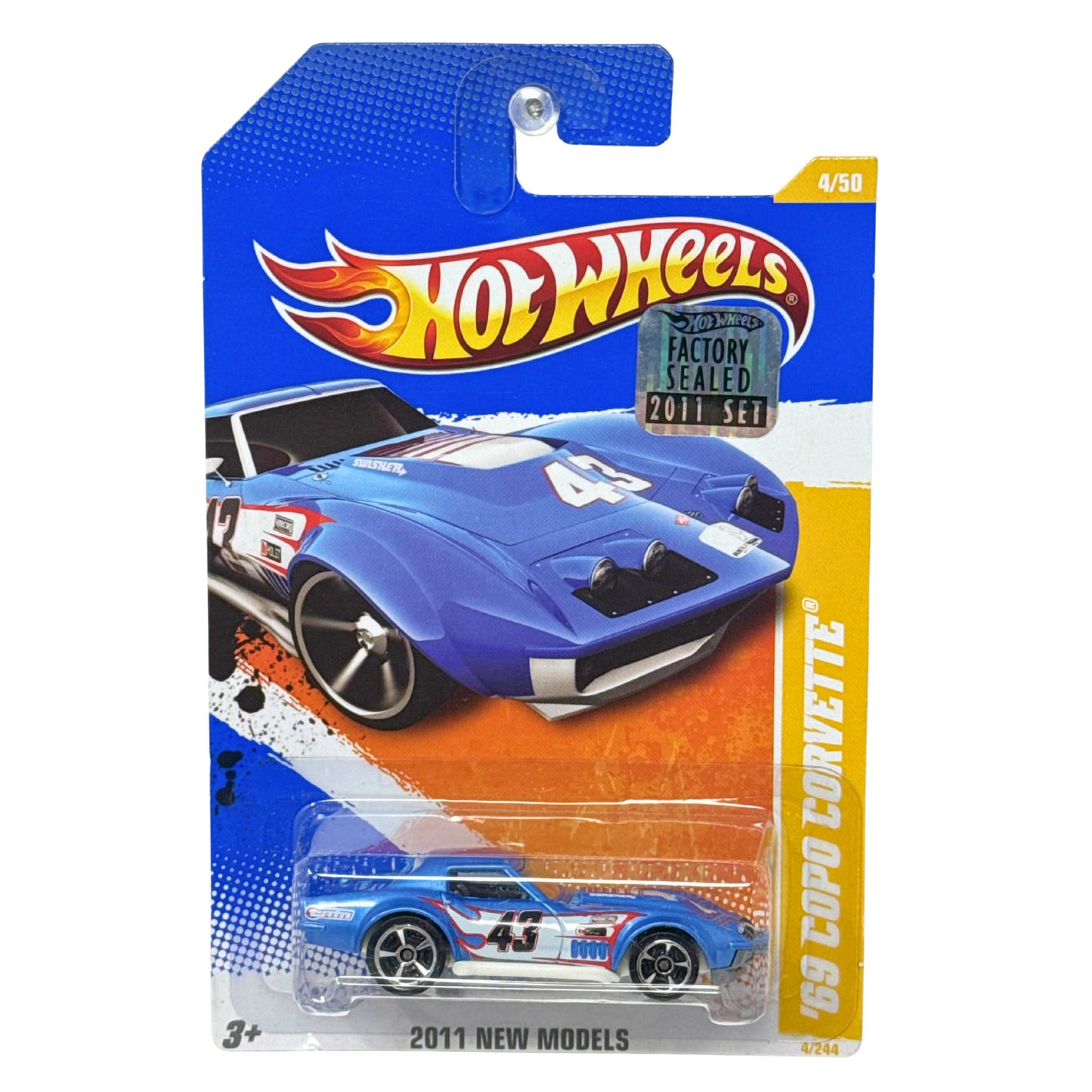 Hot Wheels New Models 1969 Chevy Copo Corvette 1:64 Diecast Factory Sealed