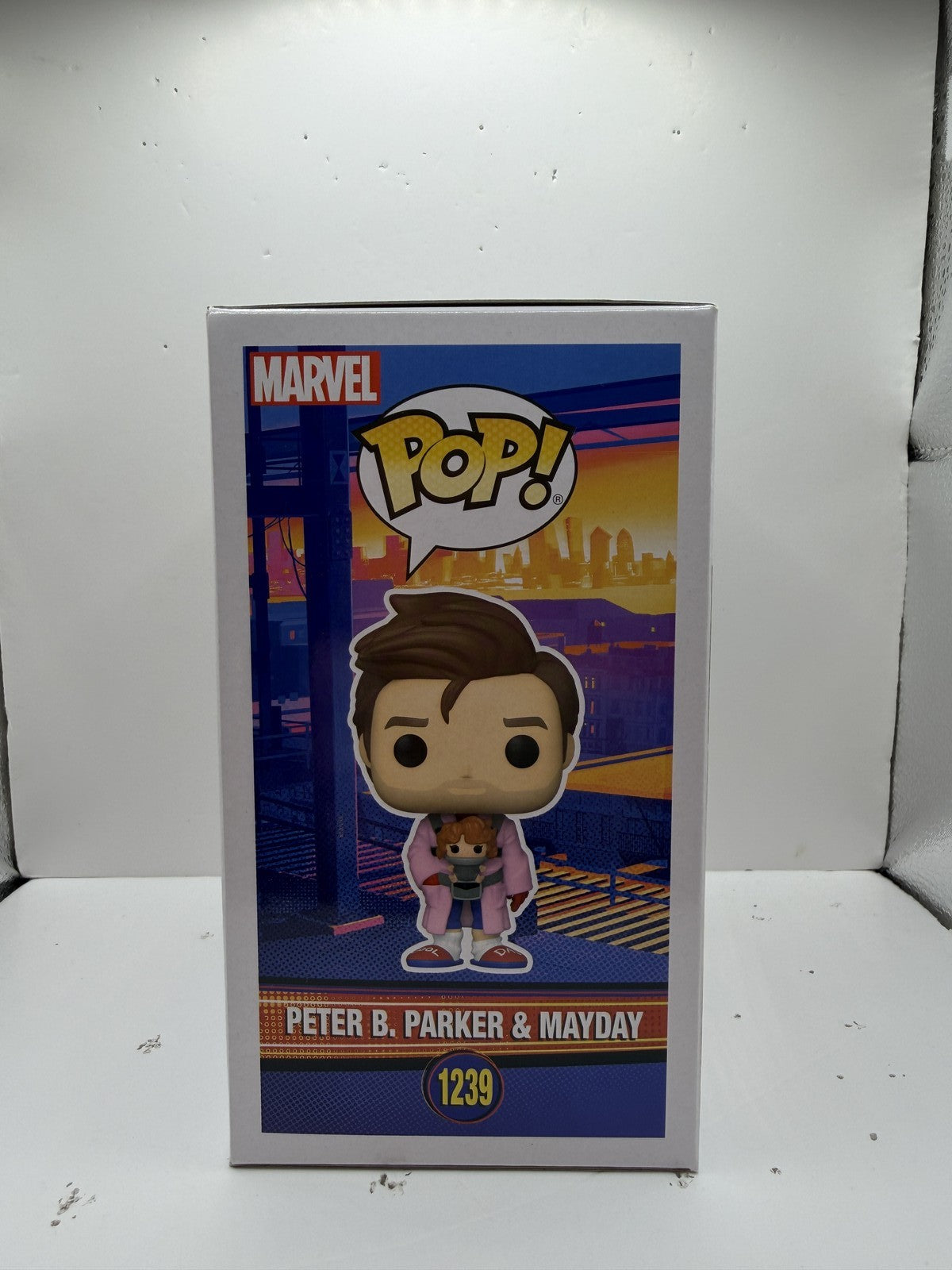 Funko Pop! Spider-Man #1239 Peter B. Parker & Mayday Hot Topic Bobblehead
