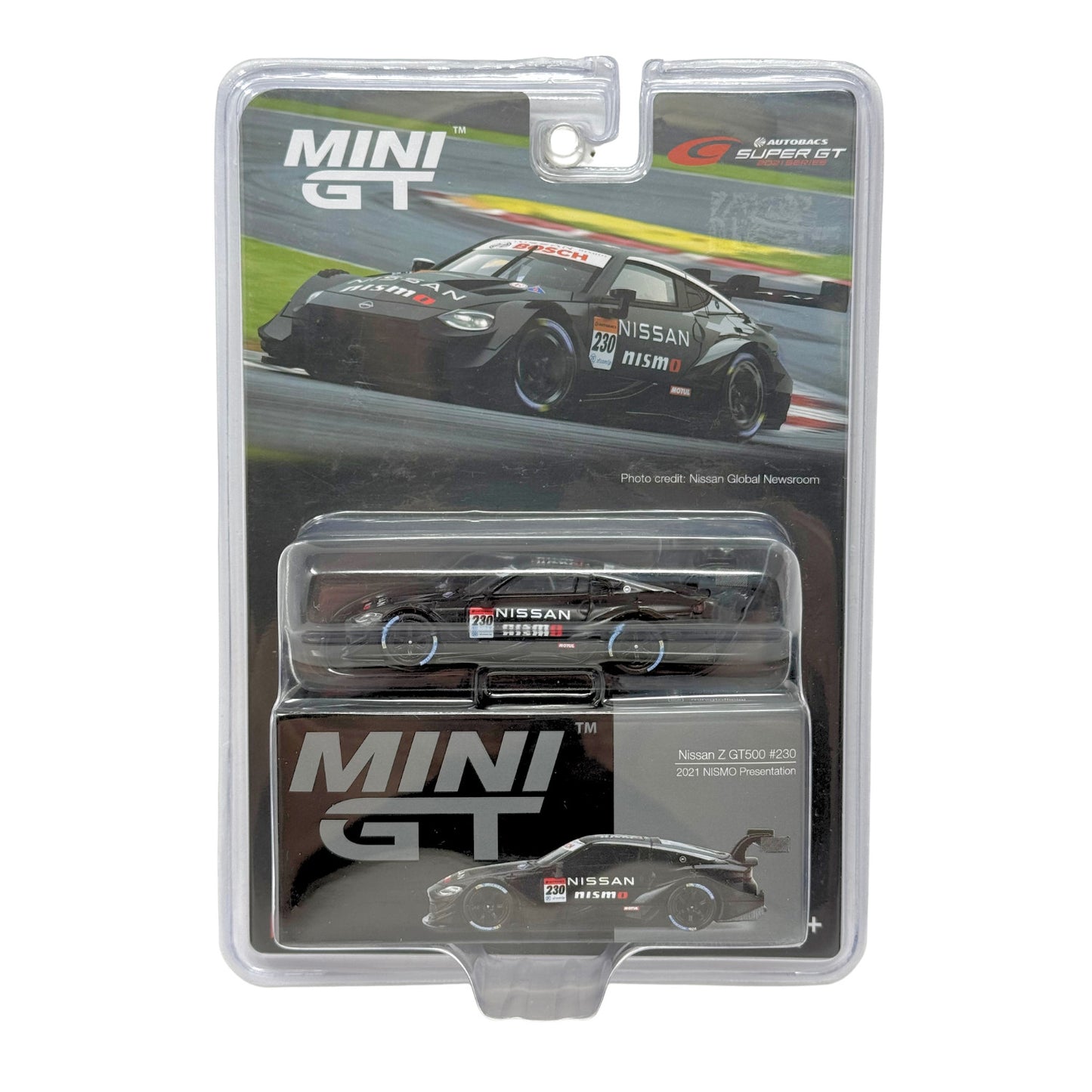 Mini GT Autobacs Super GT 2021 Nissan Z GT500 #230 1:64 Diecast Black