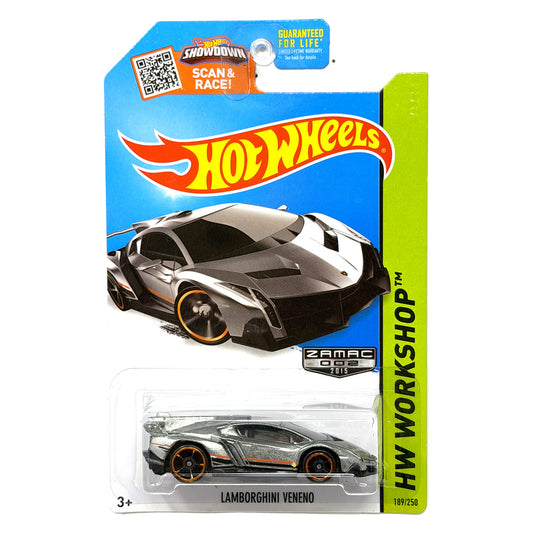Hot Wheels ZAMAC HW Workshop Lamborghini Veneno 1:64 Diecast