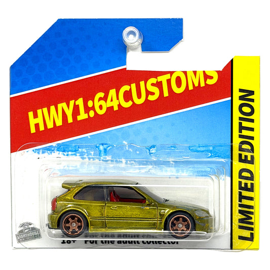 HWY 1:64 Customs 1990 Honda Civic EF Limited Edition 1:64 Diecast