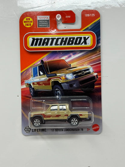 Matchbox 2017 Toyota Land Cruiser 78 1:64 Diecast