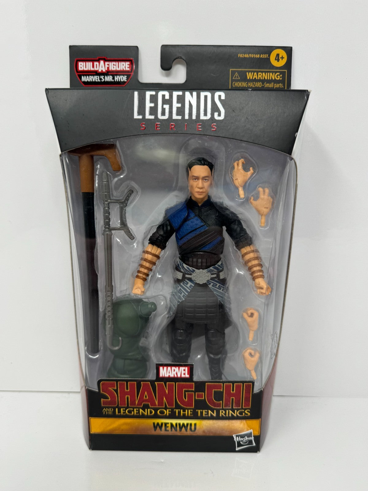 Marvel Legends Shang-Chi Wenwu Action Figure w/ Mr Hyde BAF Piece