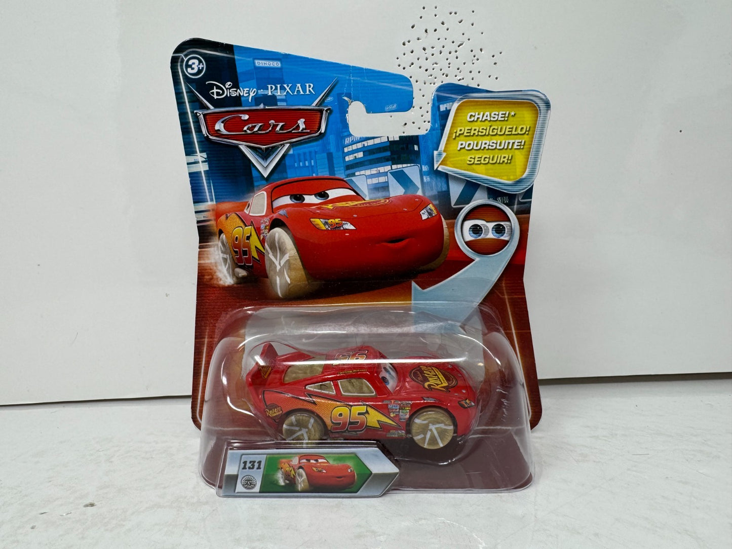 Disney Pixar Cars Lightning McQueen #131 Chase Paint Mask Edition 1:55 Diecast