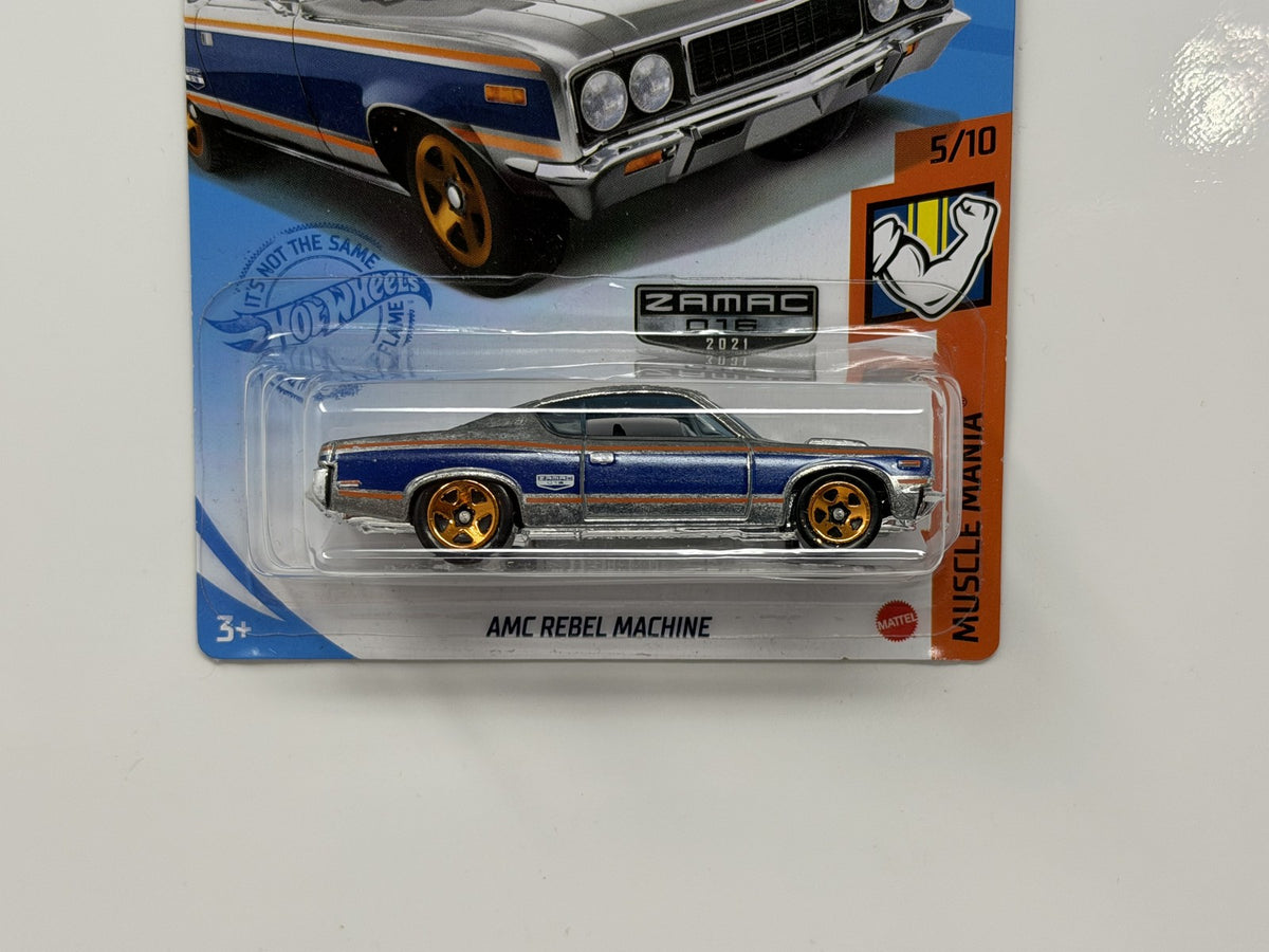 Hot Wheels ZAMAC Muscle Mania AMC Rebel Machine 1:64 Diecast Factory Sealed