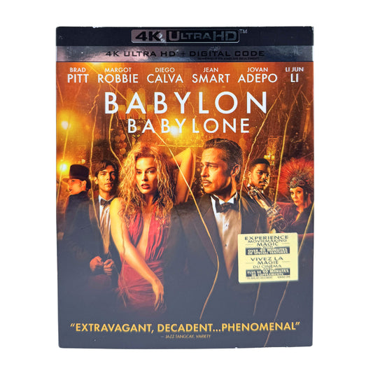 Babylon (4K UHD Blu-ray) Brad Pitt Drama