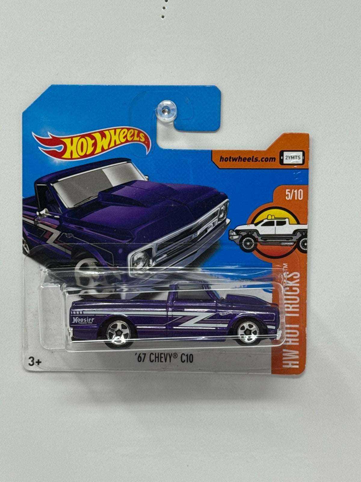 Hot Wheels Hot Trucks 1967 Chevy C10 1:64 Diecast Short Card
