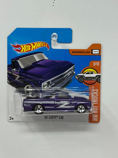 Hot Wheels Hot Trucks 1967 Chevy C10 1:64 Diecast Short Card