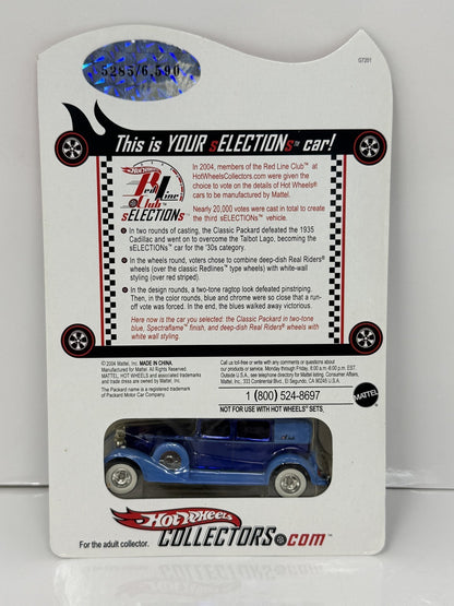 Hot Wheels RLC Red Line Club 2004 Selections Classic Packard 1:64 Diecast