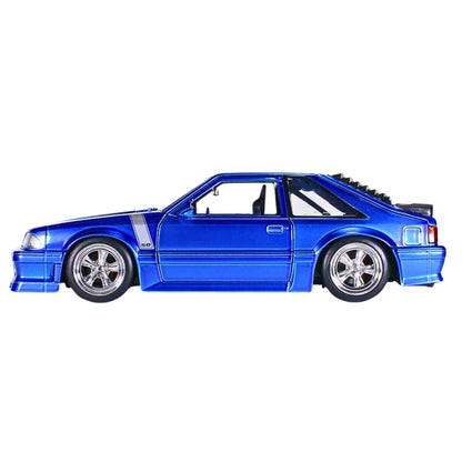 Jada Bigtime Muscle 1989 Ford Mustang GT Blue MiJo Exclusive 1:24 Diecast