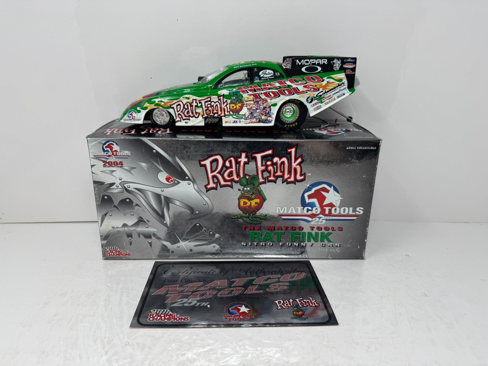 Racing Champions NHRA Matco Tools Rat Fink Dodge Funny Car 1:24