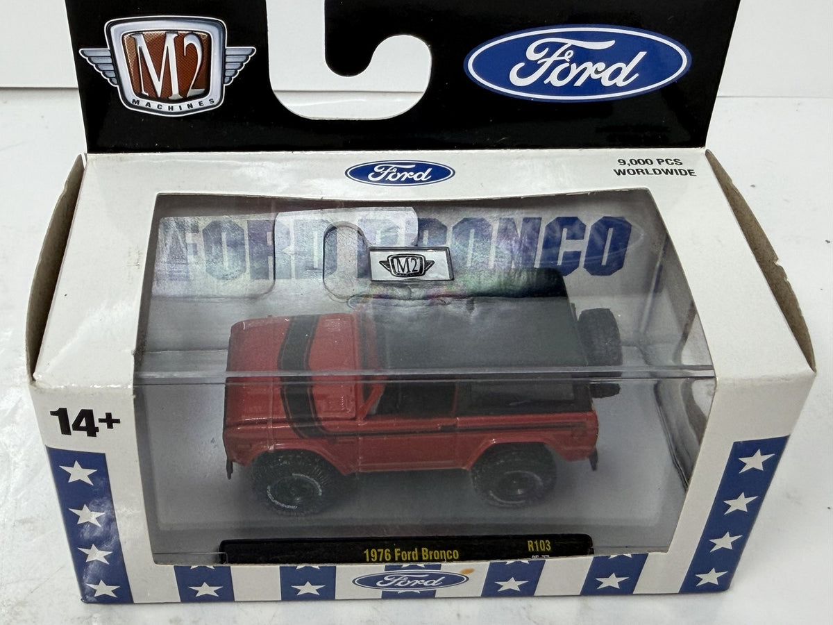M2 Machines 1976 Ford Bronco 1:64 Diecast