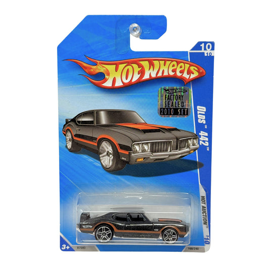 Hot Wheels Hot Auction 1970 Oldsmobile 442 1:64 Diecast Factory Sealed Black