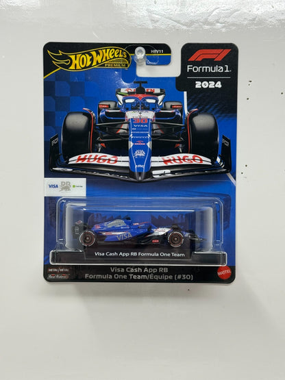 Hot Wheels Premium Formula 1 Visa Cash App RB F1 Team #30 1:64 Diecast