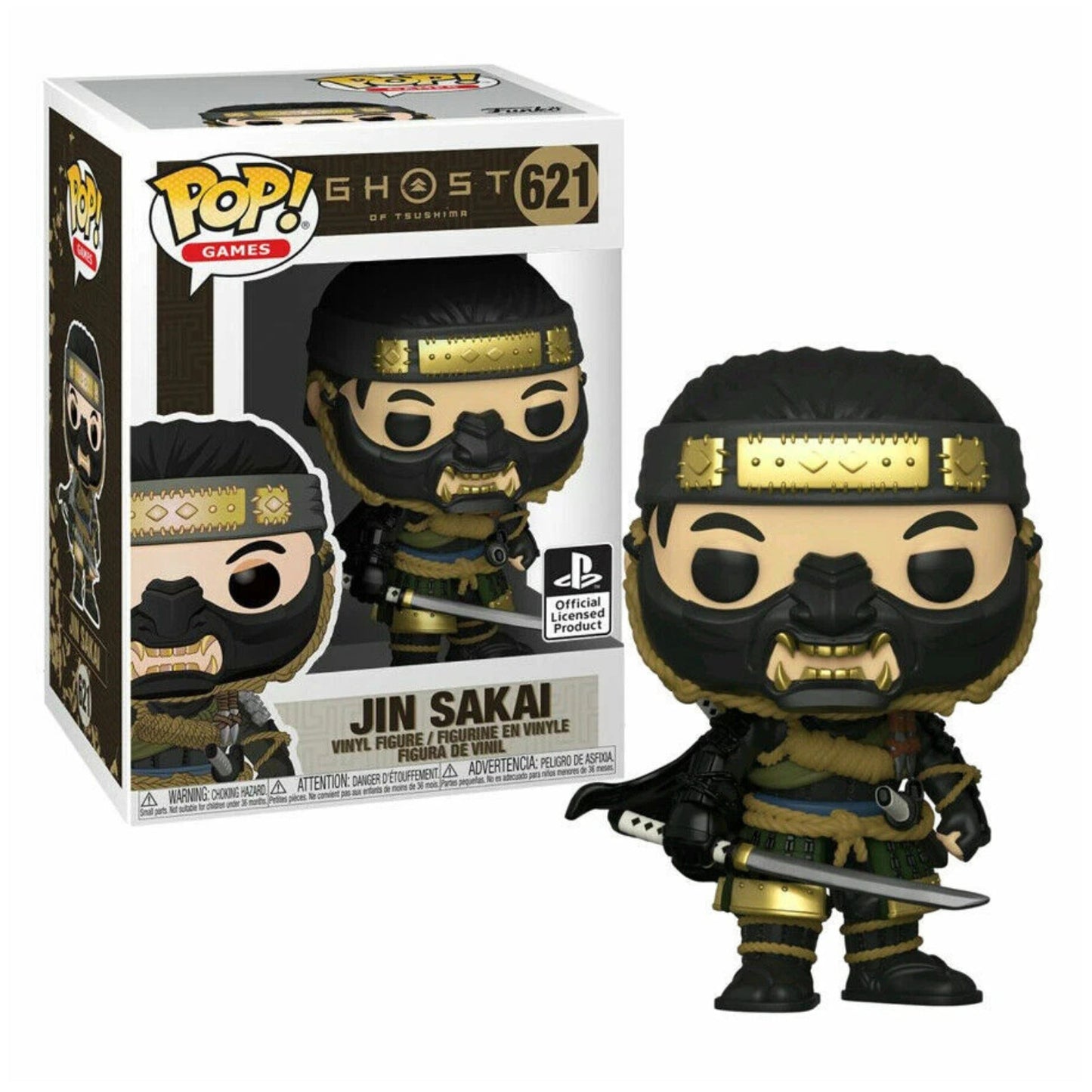 Funko Pop! Games Ghost of Tsushima #621 Jin Sakai Vinyl Figure