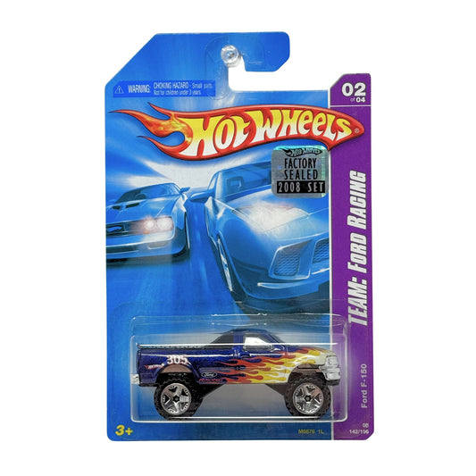 Hot Wheels Team Ford Racing Ford F-150 1:64 Diecast Factory Sealed Blue