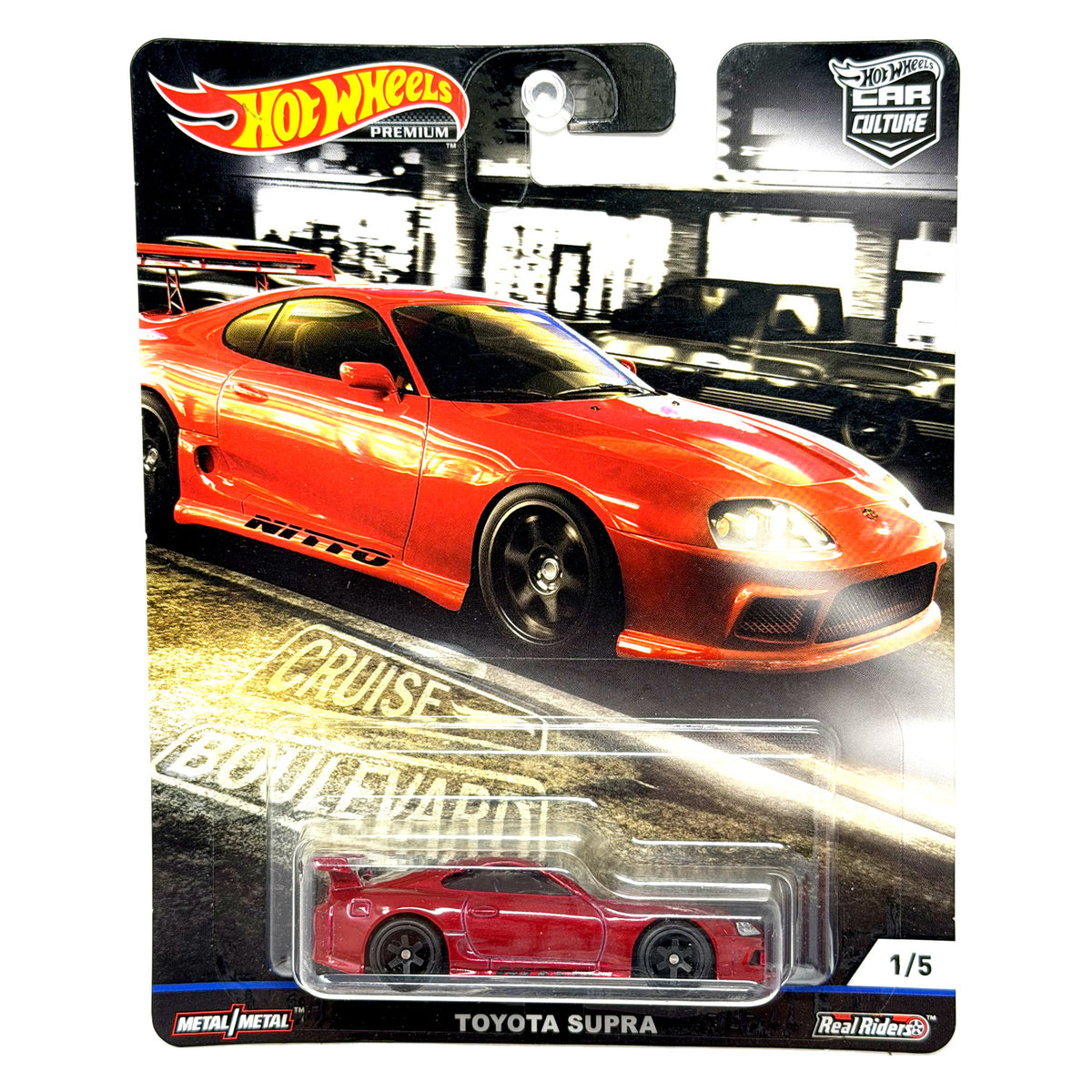 Hot Wheels Premium Cruise Boulevard Toyota Supra 1:64 Diecast