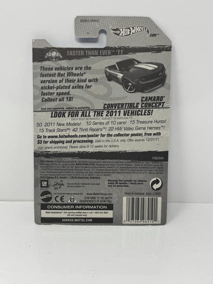 Hot Wheels Faster Than Ever Chevy Camaro Concept 1:64 Diecast Factory Sealed