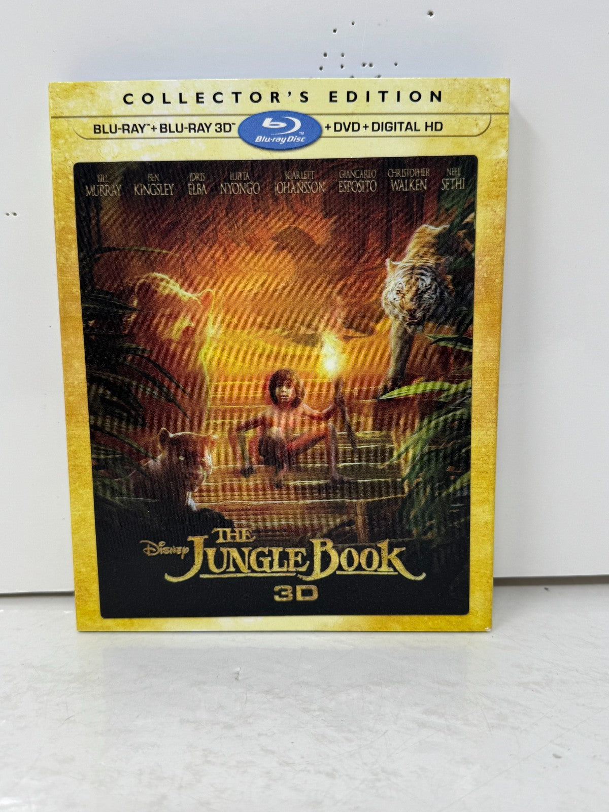 The Jungle Book (3D Blu-ray) Disney Live Action Adventure Family Movie