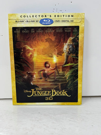 The Jungle Book (3D Blu-ray) Disney Live Action Adventure Family Movie