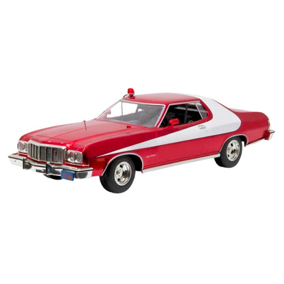 Greenlight Starsky & Hutch 1976 Ford Gran Torino Red Chrome Edition 1:18 Diecast