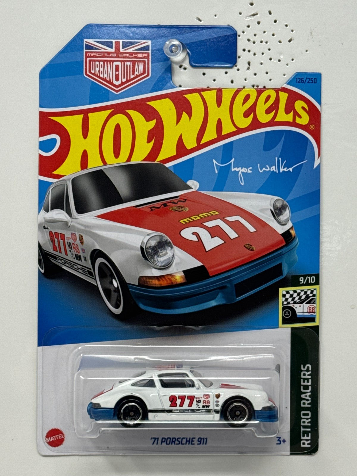 Hot Wheels Retro Racers 1971 Porsche 911 1:64 Diecast