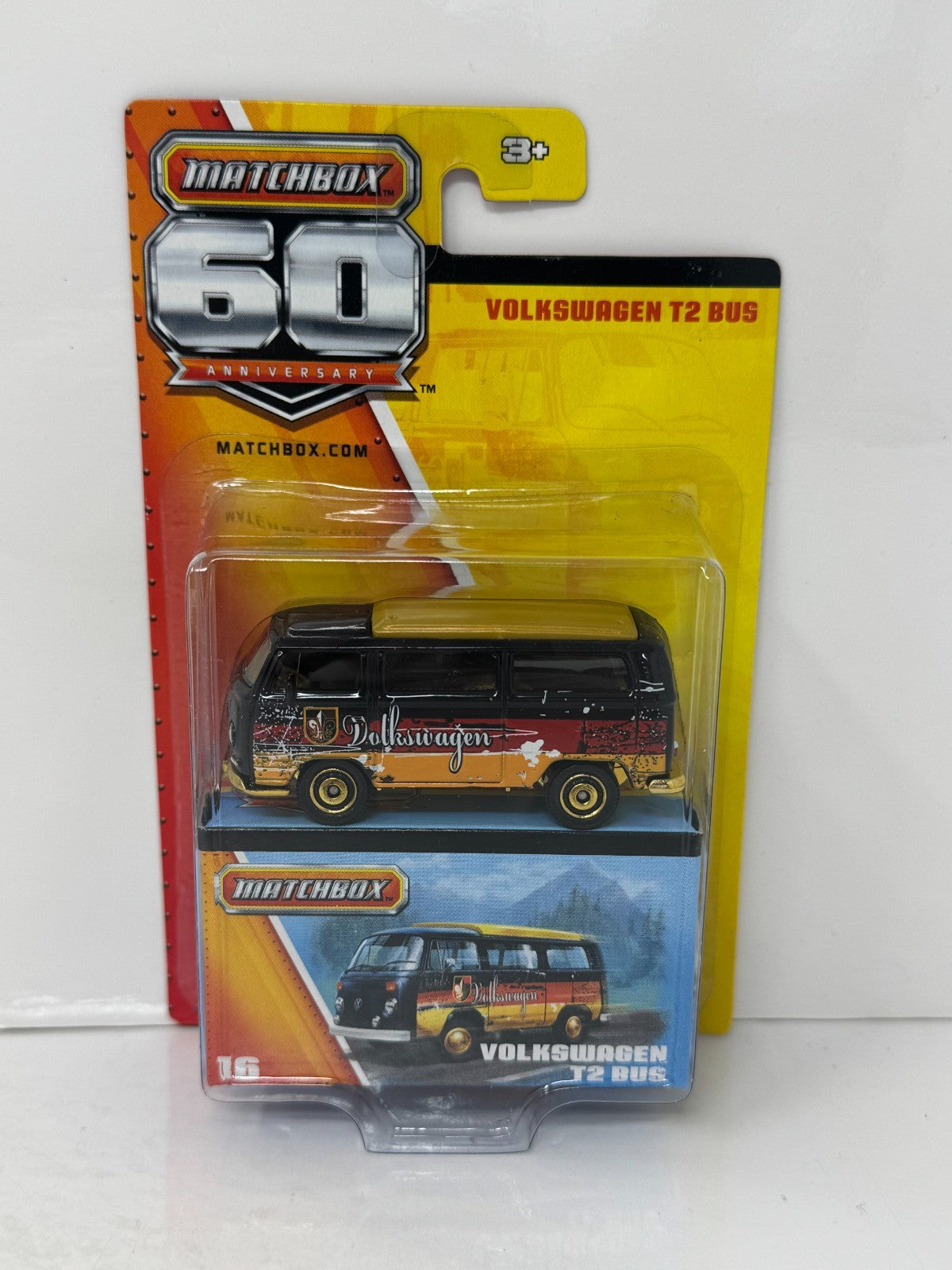 Matchbox 60th Anniversary Volkswagen T2 Bus 1:64 Diecast