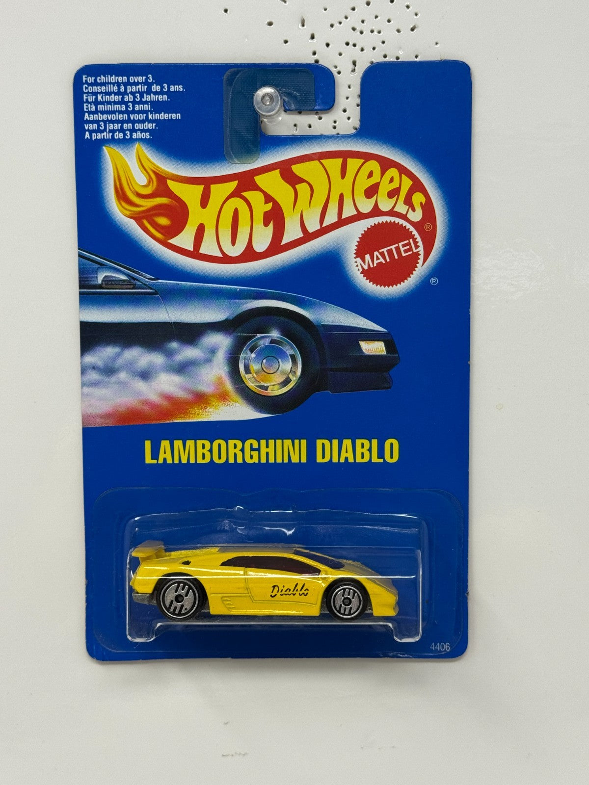 Hot Wheels Lamborghini Diablo 1:64 Diecast Yellow