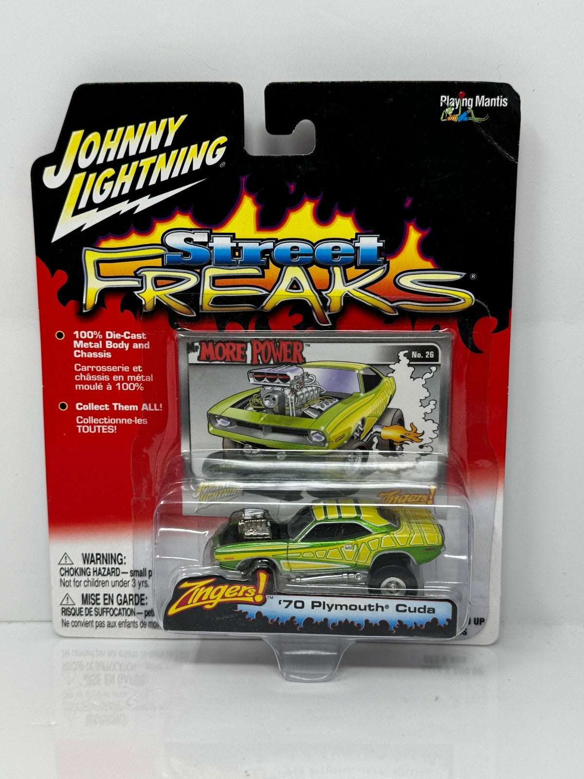 Johnny Lightning Street Freaks 1970 Plymouth Cuda Zingers 1:64 Diecast