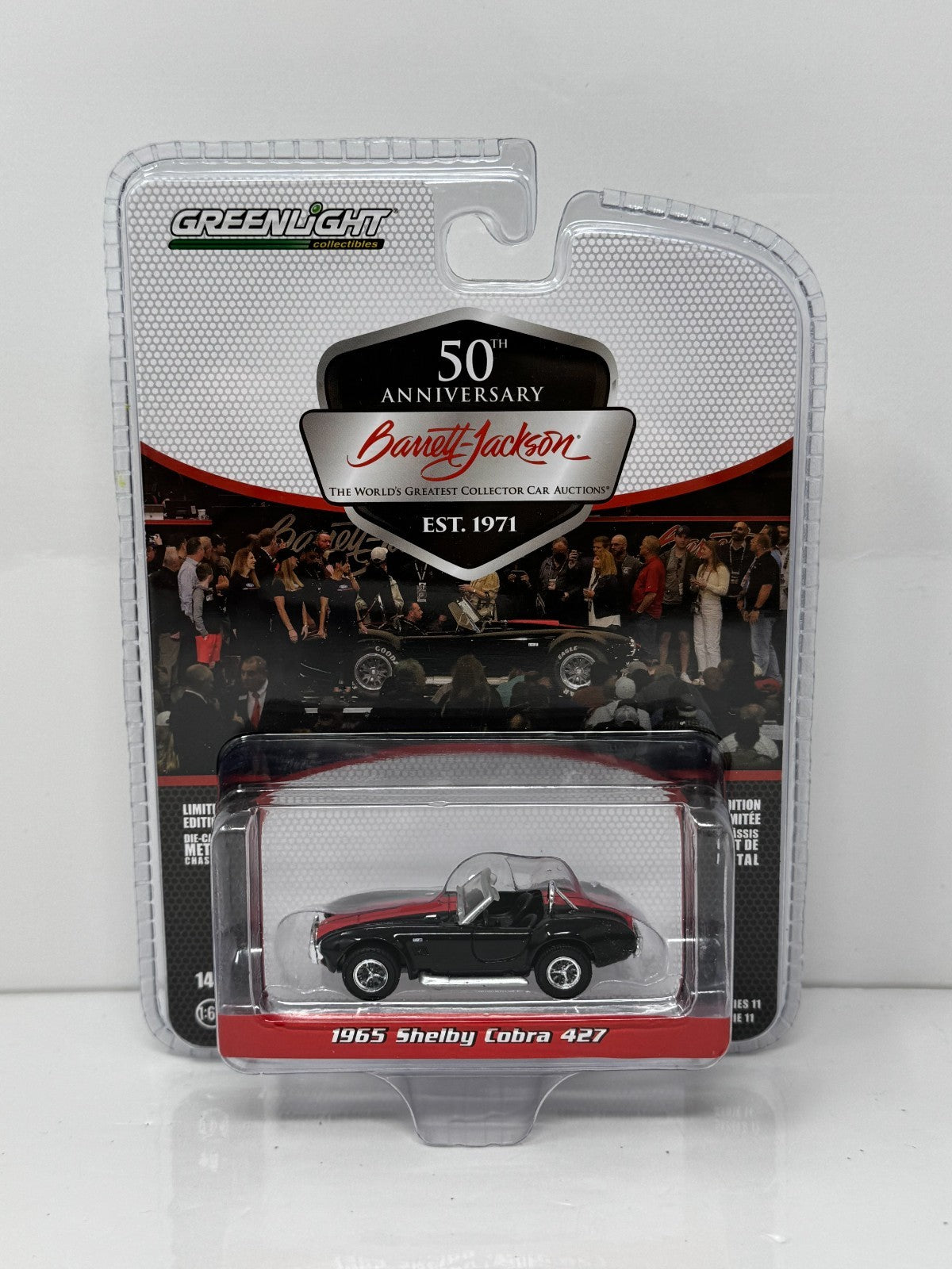 Greenlight Barrett-Jackson 1965 Shelby Cobra 427 1:64 Diecast