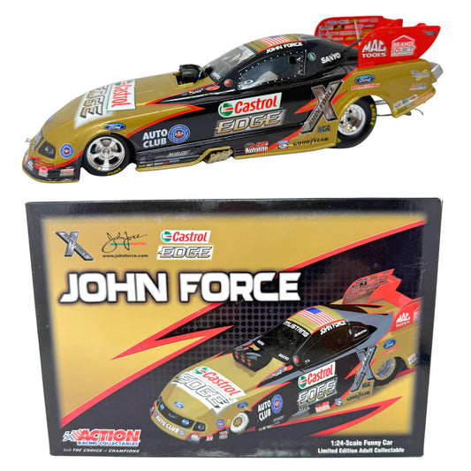 Action NHRA John Force Castrol Edge 2009 Ford Mustang 1 of 1482 1:24 Diecast