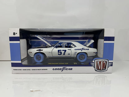 M2 Machines Goodyear 1969 Chevrolet Camaro Z28 CHASE 1:24 Diecast