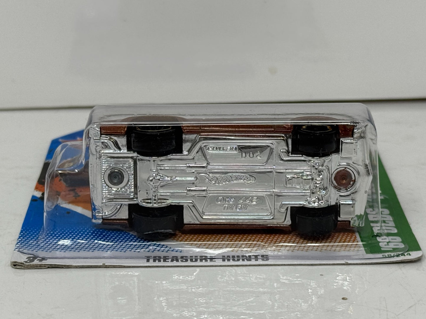 Hot Wheels Treasure Hunts 1968 Olds 442 1:64 Diecast Short Card