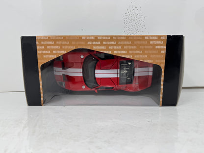 Motormax Ford GT 1:24 Diecast Red with White Stripes