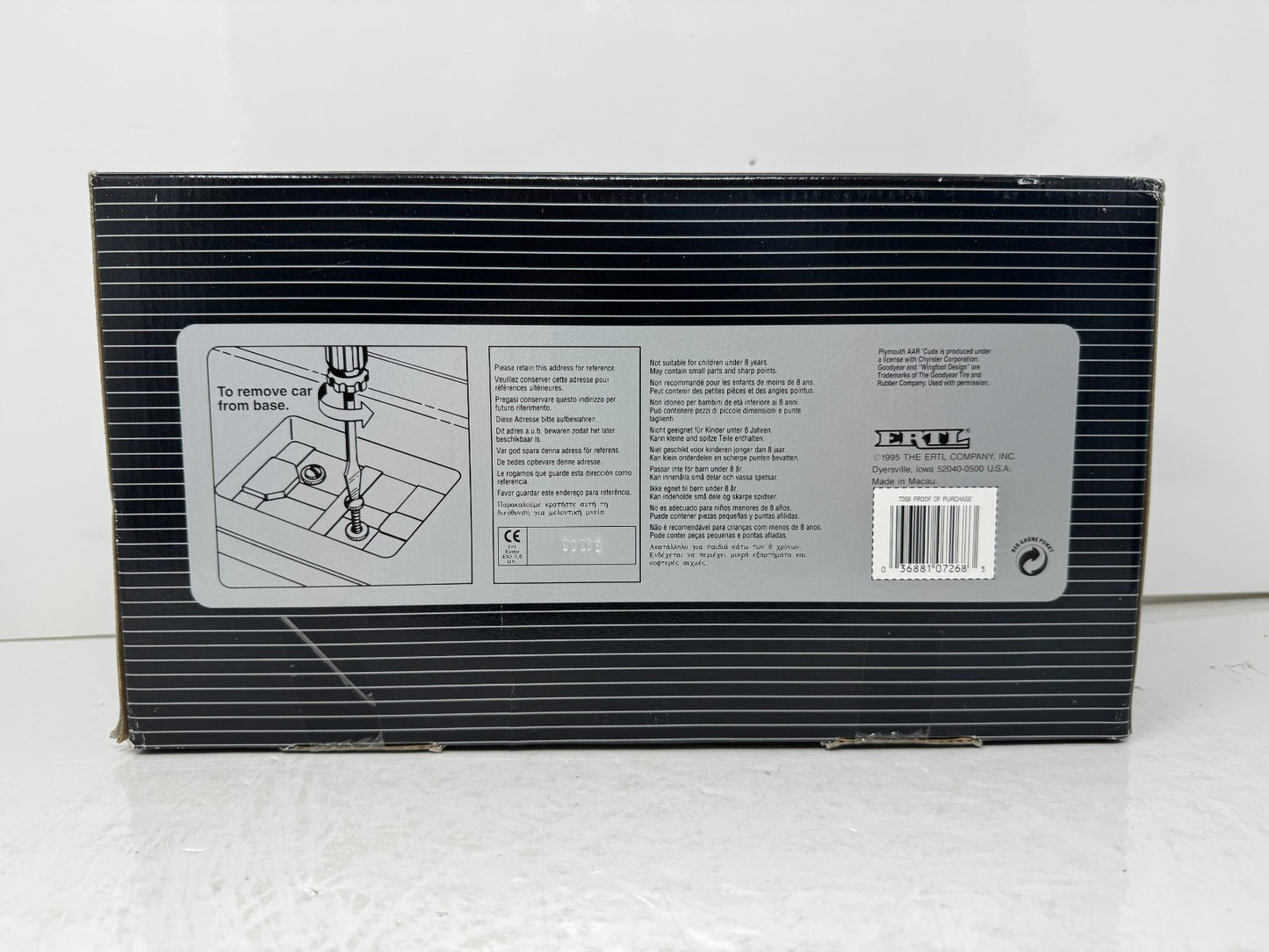 Ertl American Muscle 1970 Plymouth AAR ’Cuda 1:18 Diecast