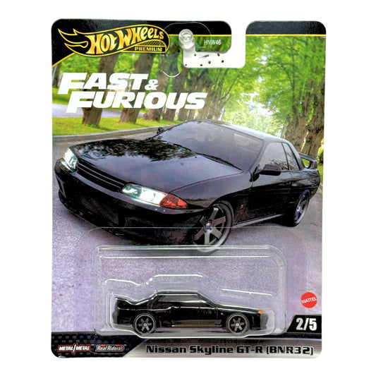 Hot Wheels Premium Fast & Furious Nissan Skyline GT-R (BNR32) 1:64 Diecast