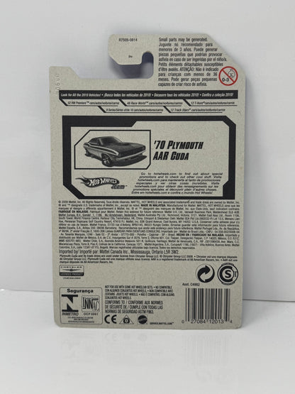 Hot Wheels Muscle Mania 1970 Plymouth AAR Cuda 1:64 Diecast White