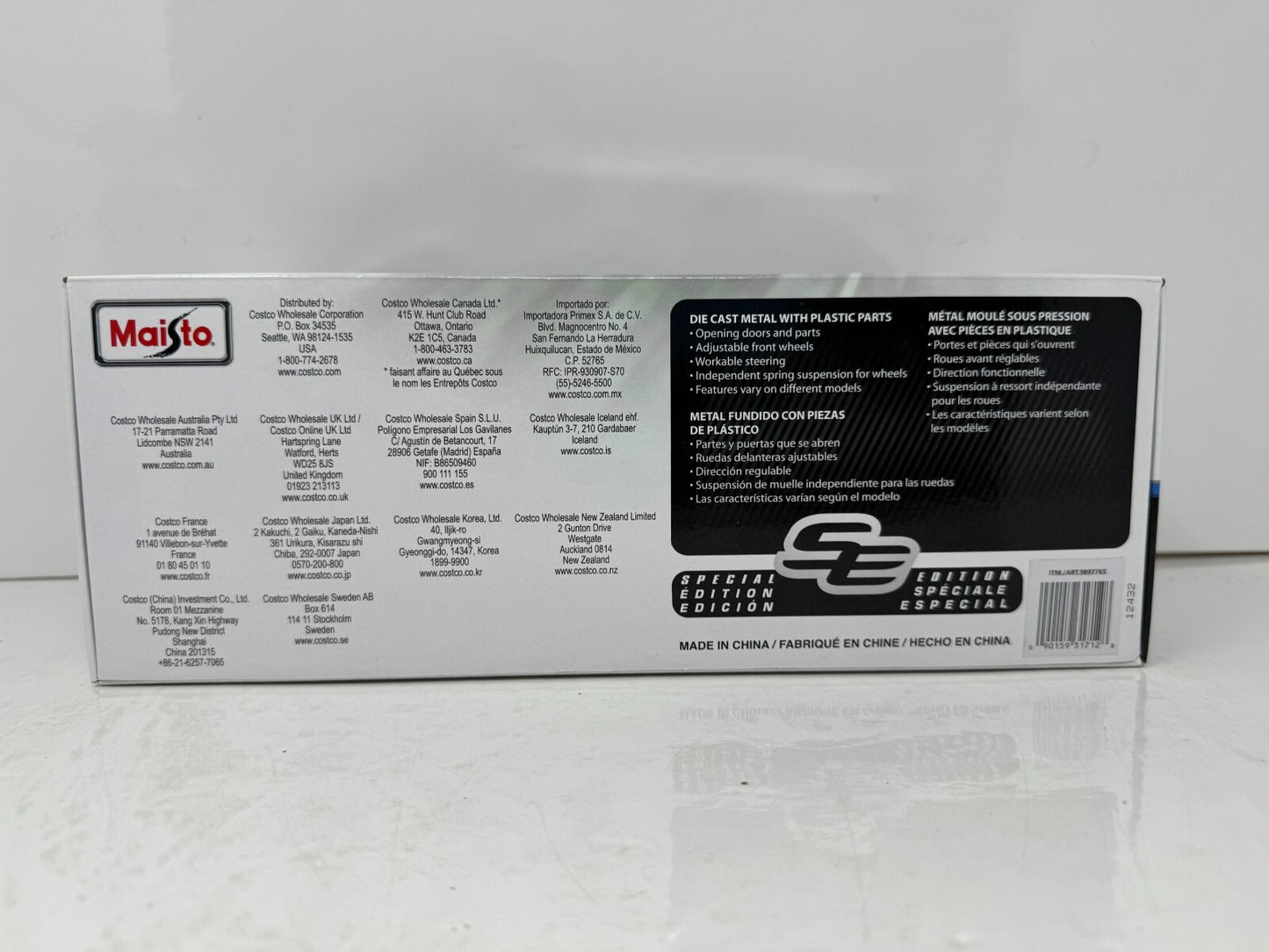 Maisto Bugatti Chiron Special Edition 1:18 Diecast