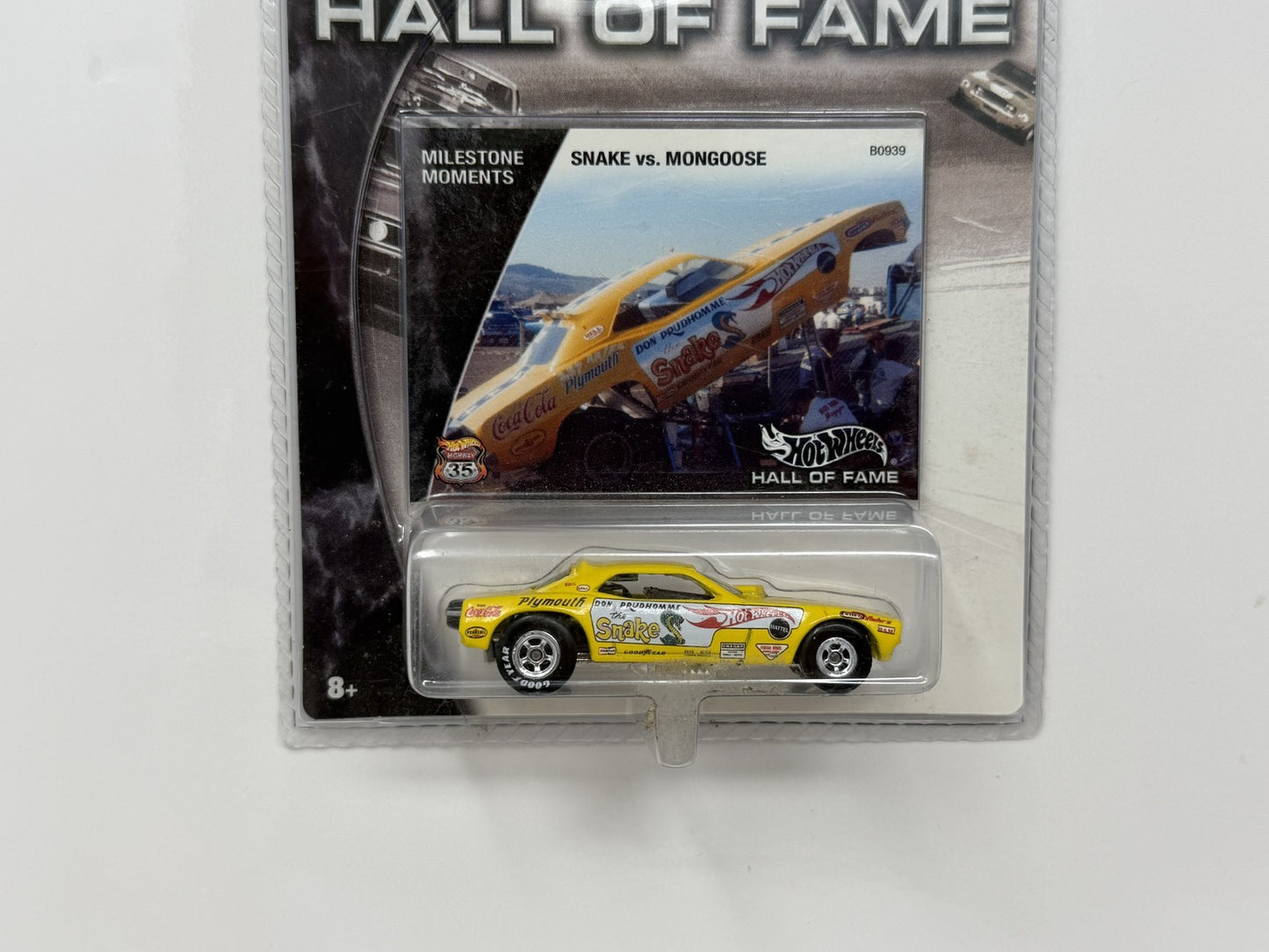Hot Wheels Hall of Fame Milestone Moments Snake vs. Mongoose 1:64 Diecast