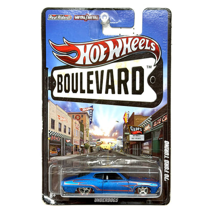 Hot Wheels Boulevard 1970 Ford Torino 1:64 Diecast Real Riders