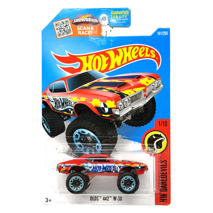 Hot Wheels HW Daredevils Oldsmobile 442 W-30 1:64 Diecast Red