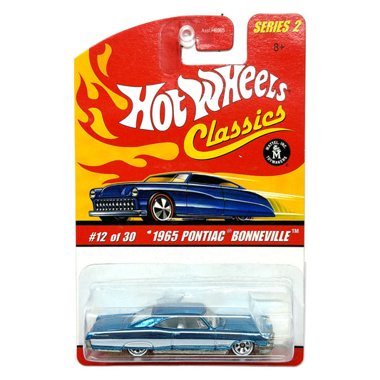 Hot Wheels Classics Series 2 1965 Pontiac Bonneville 1:64 Diecast Light Blue