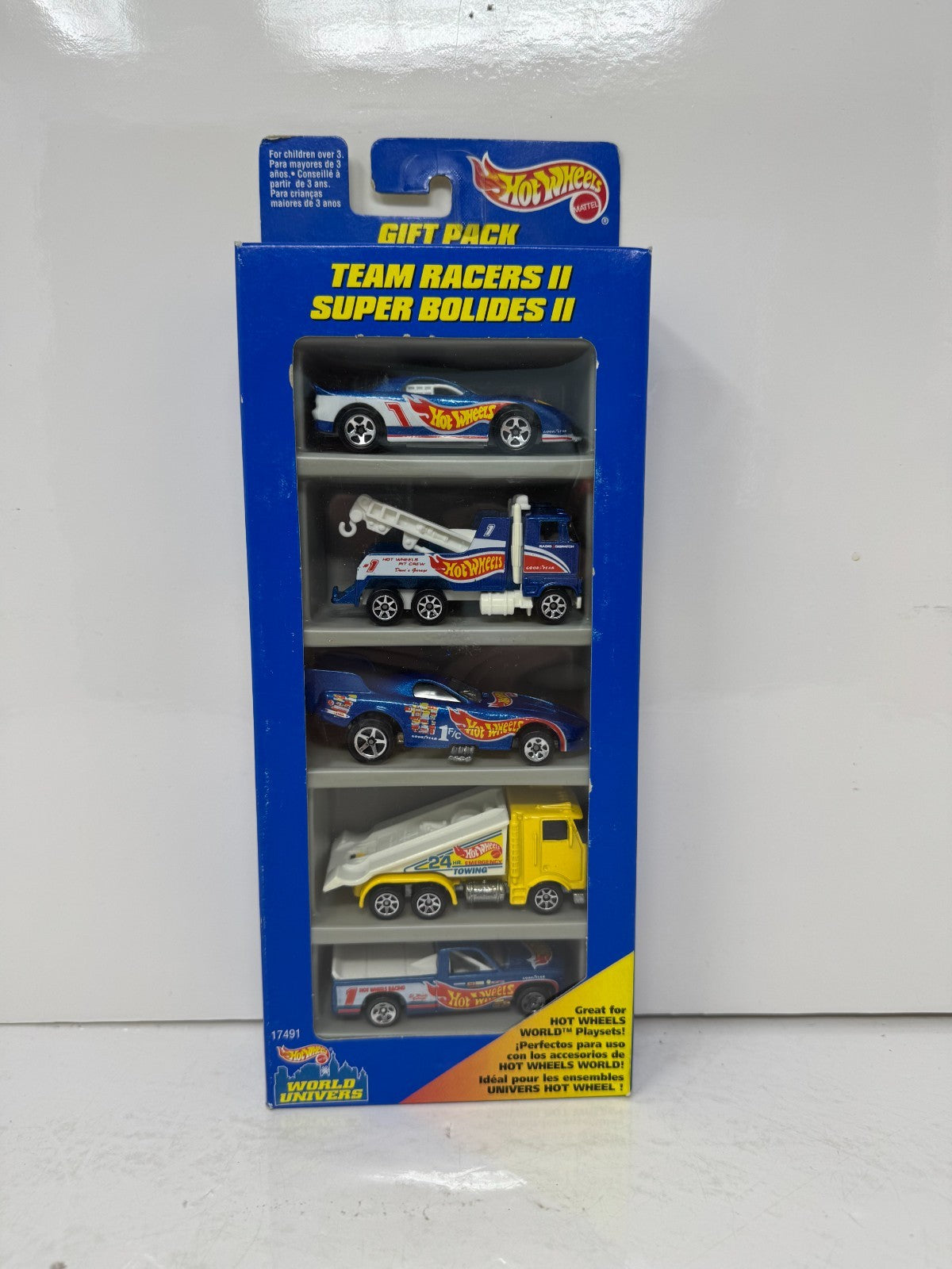 Hot Wheels Team Racers II 5-Car Gift Pack 1:64 Diecast