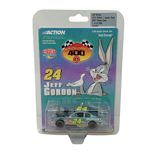 Action Nascar #24 Jeff Gordon DuPont Looney Tunes 2001 Monte Carlo 1:64 Diecast