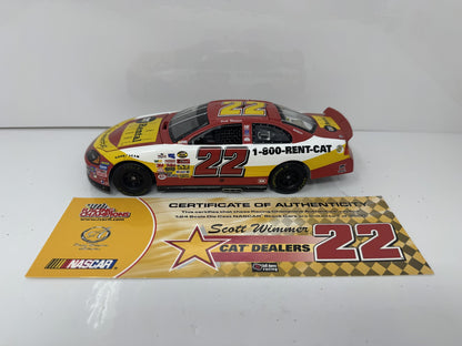 Racing Champions Nascar Scott Wimmer #22 Cat Dealers 1:24 Diecast